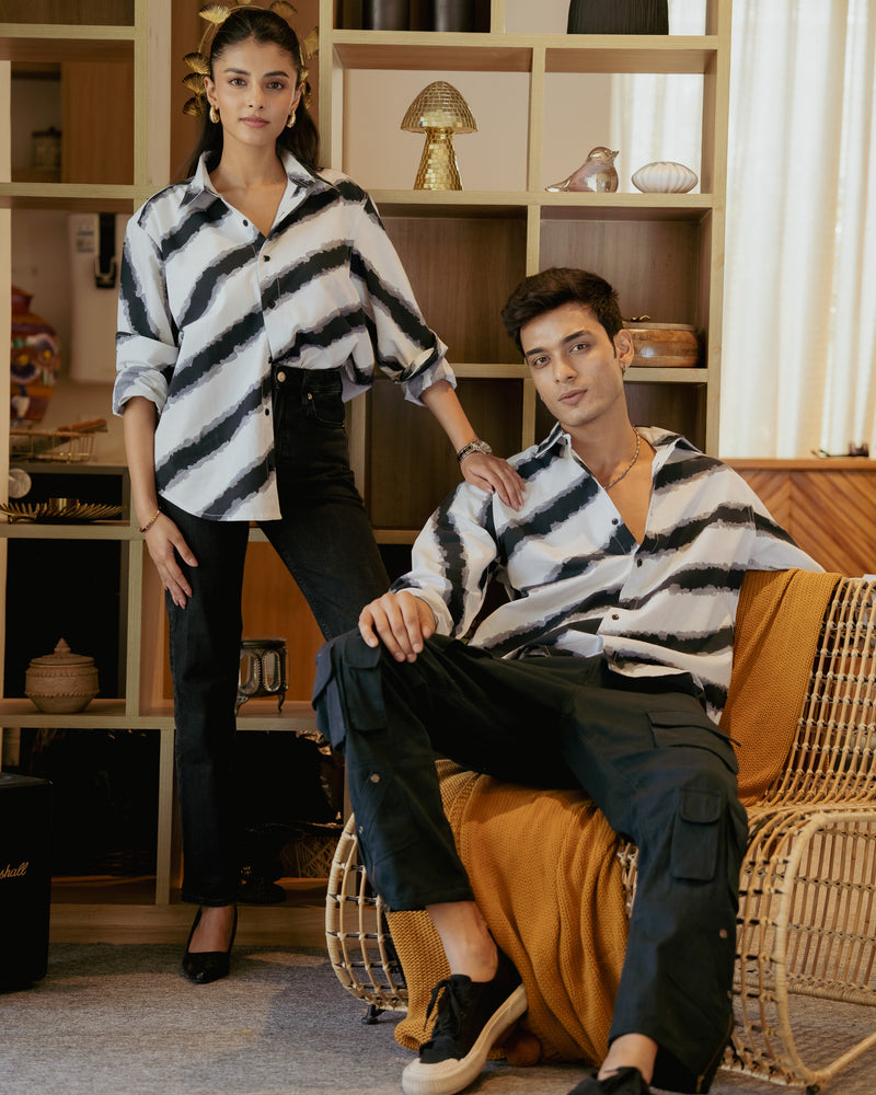 Zebra Drift Full Sleeve Shirt