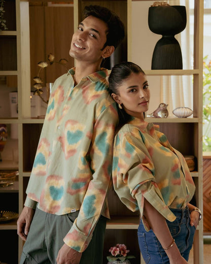 Pastel Smudge Full Sleeve Shirt