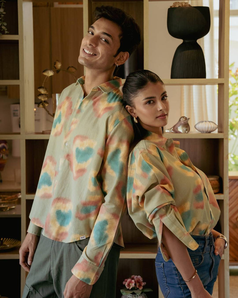 Pastel Smudge Full Sleeve Shirt