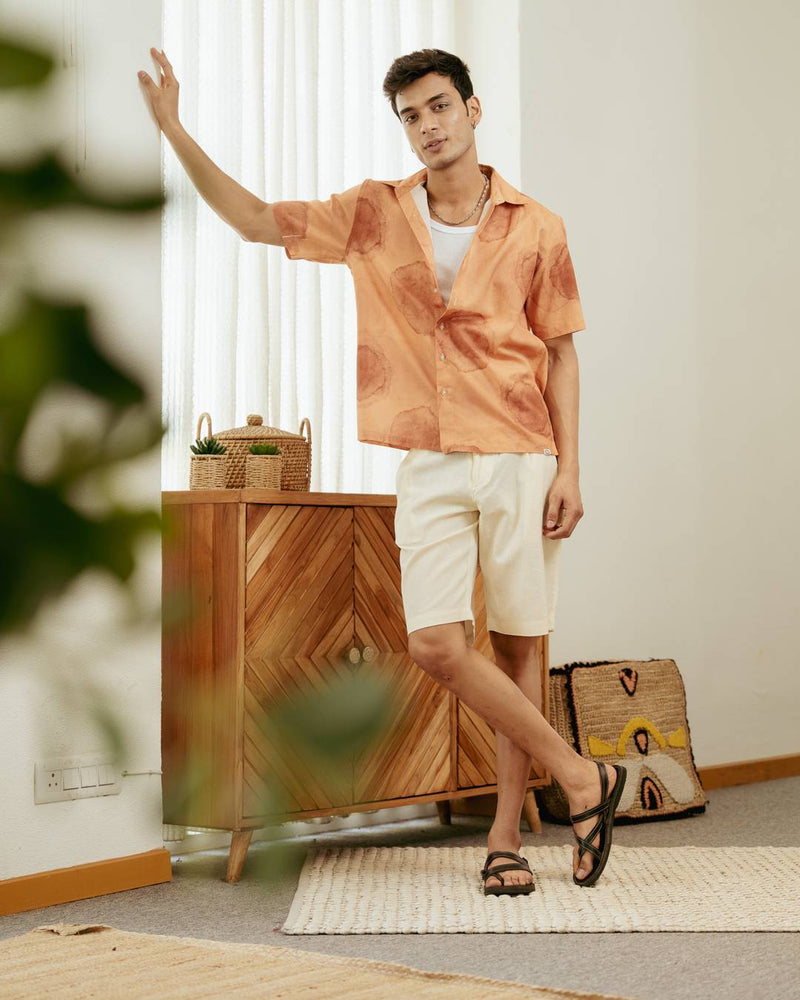 Coffee Stains Half Sleeve Shirt