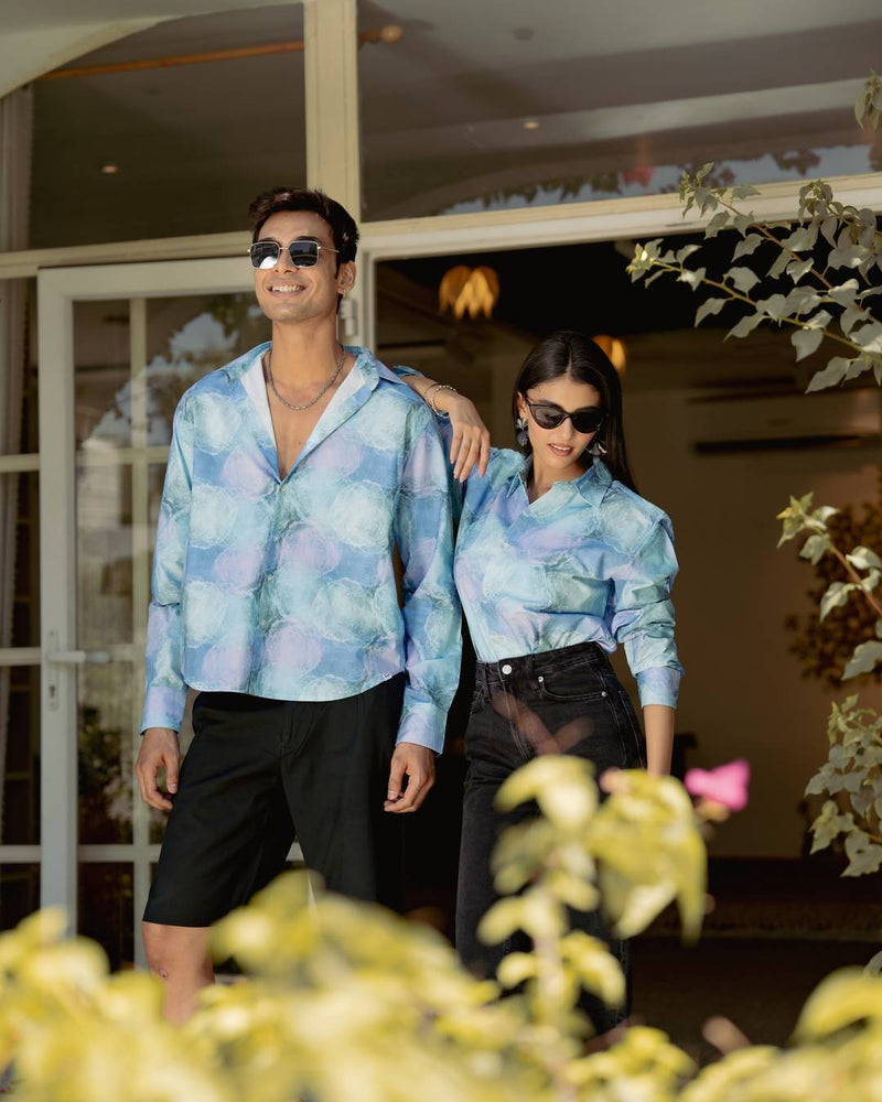 Aqua Mist Full Sleeve Shirt