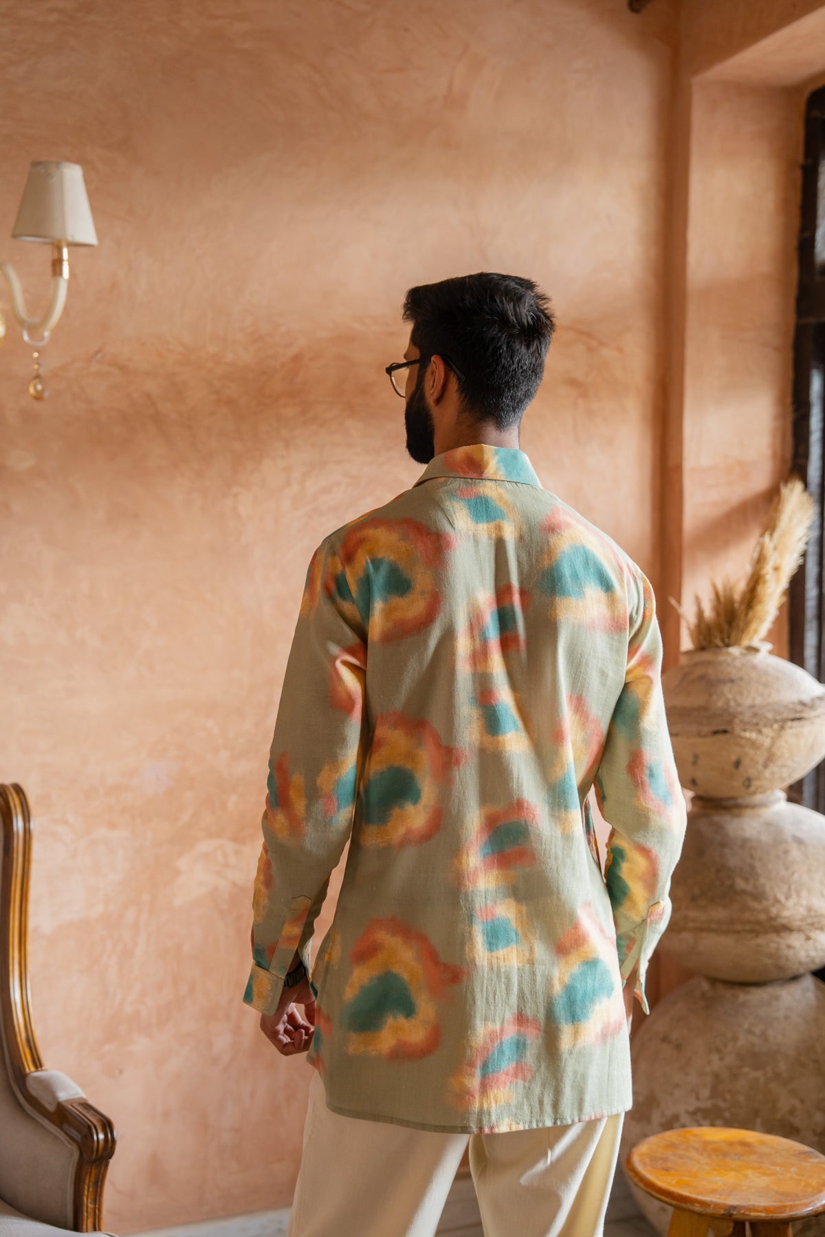Pastel Smudge Kurta