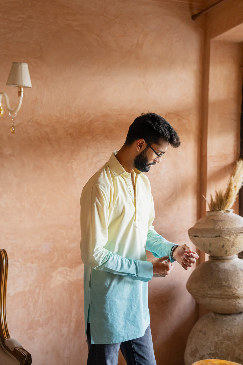 Skyline Ombre Kurta