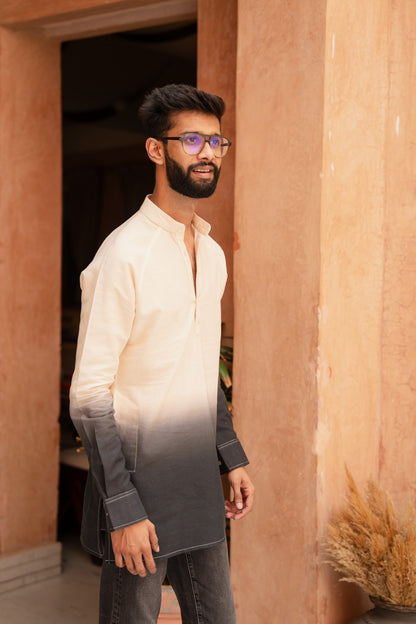 Shadow Ombre Raglan Sleeve Kurta