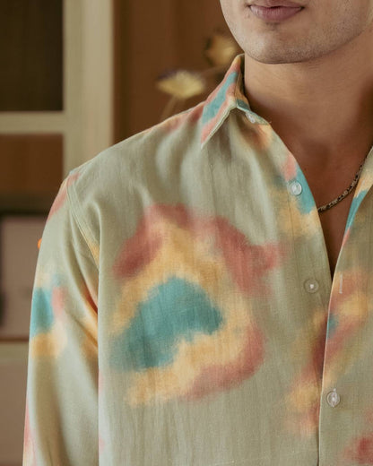 Pastel Smudge Full Sleeve Shirt