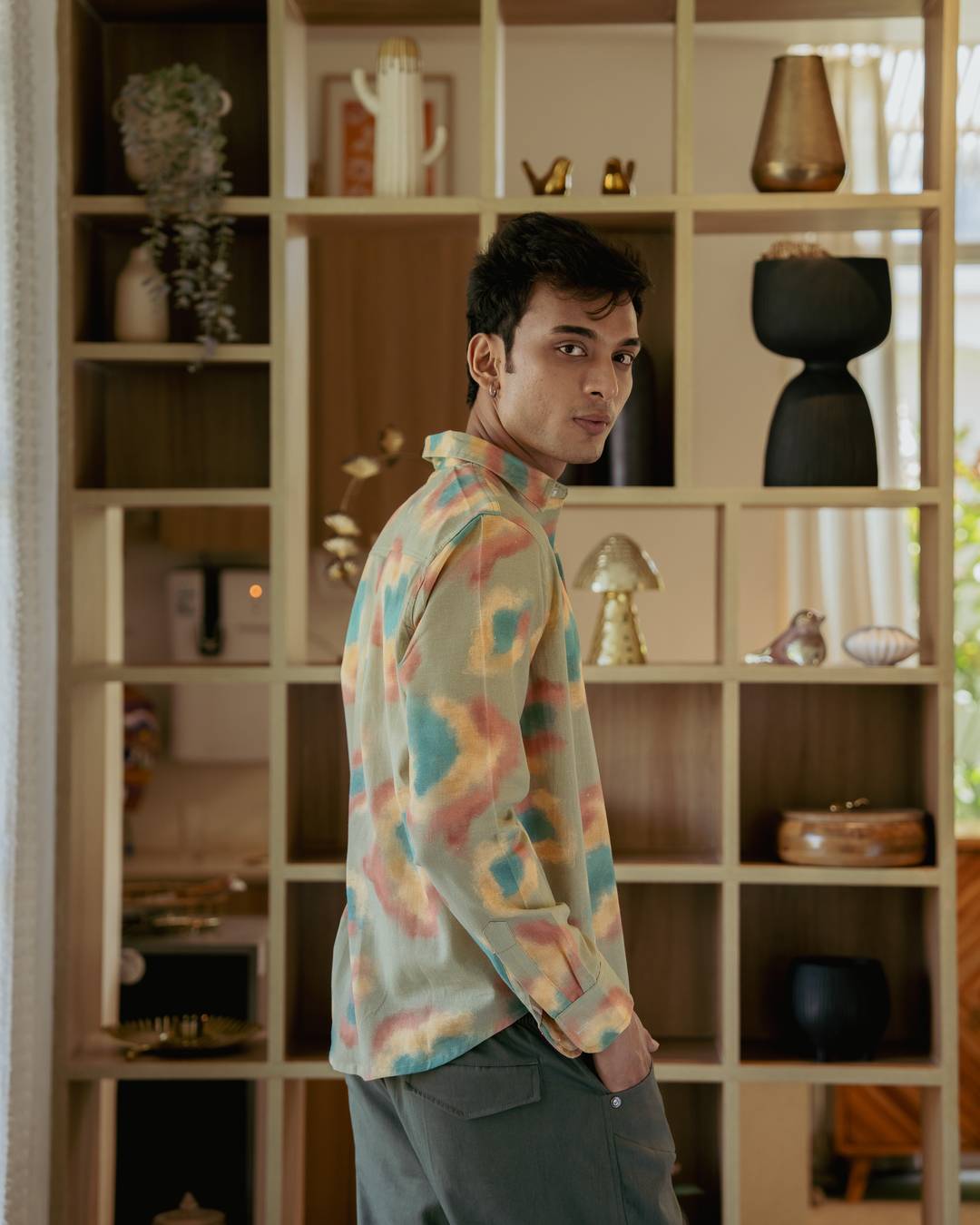 Pastel Smudge Full Sleeve Shirt