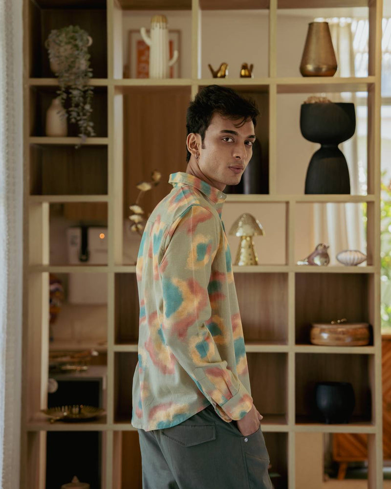 Pastel Smudge Full Sleeve Shirt