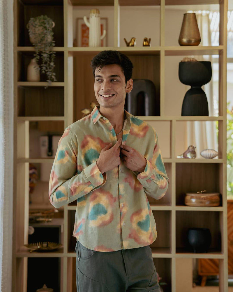 Pastel Smudge Full Sleeve Shirt