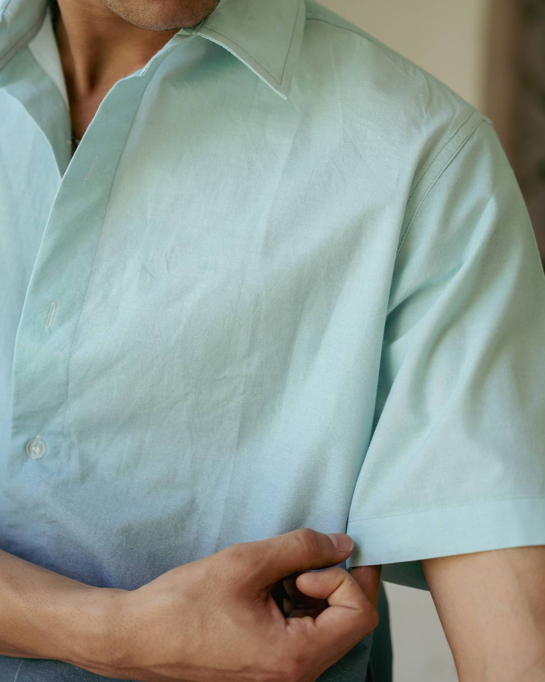 Ocean Ombre Half Sleeve Shirt