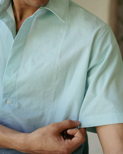 Ocean Ombre Half Sleeve Shirt