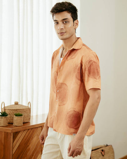 Coffee Stains Half Sleeve Shirt