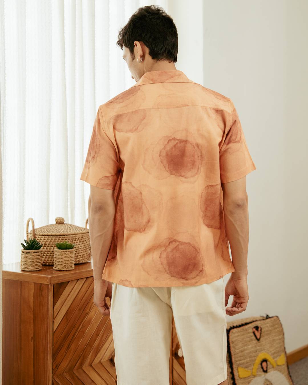 Coffee Stains Half Sleeve Shirt