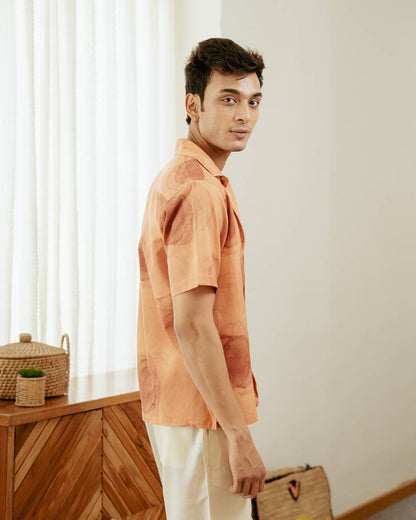 Coffee Stains Half Sleeve Shirt