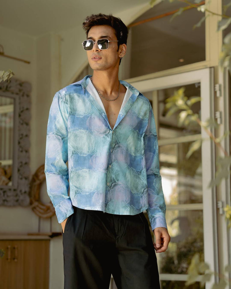 Aqua Mist Full Sleeve Shirt