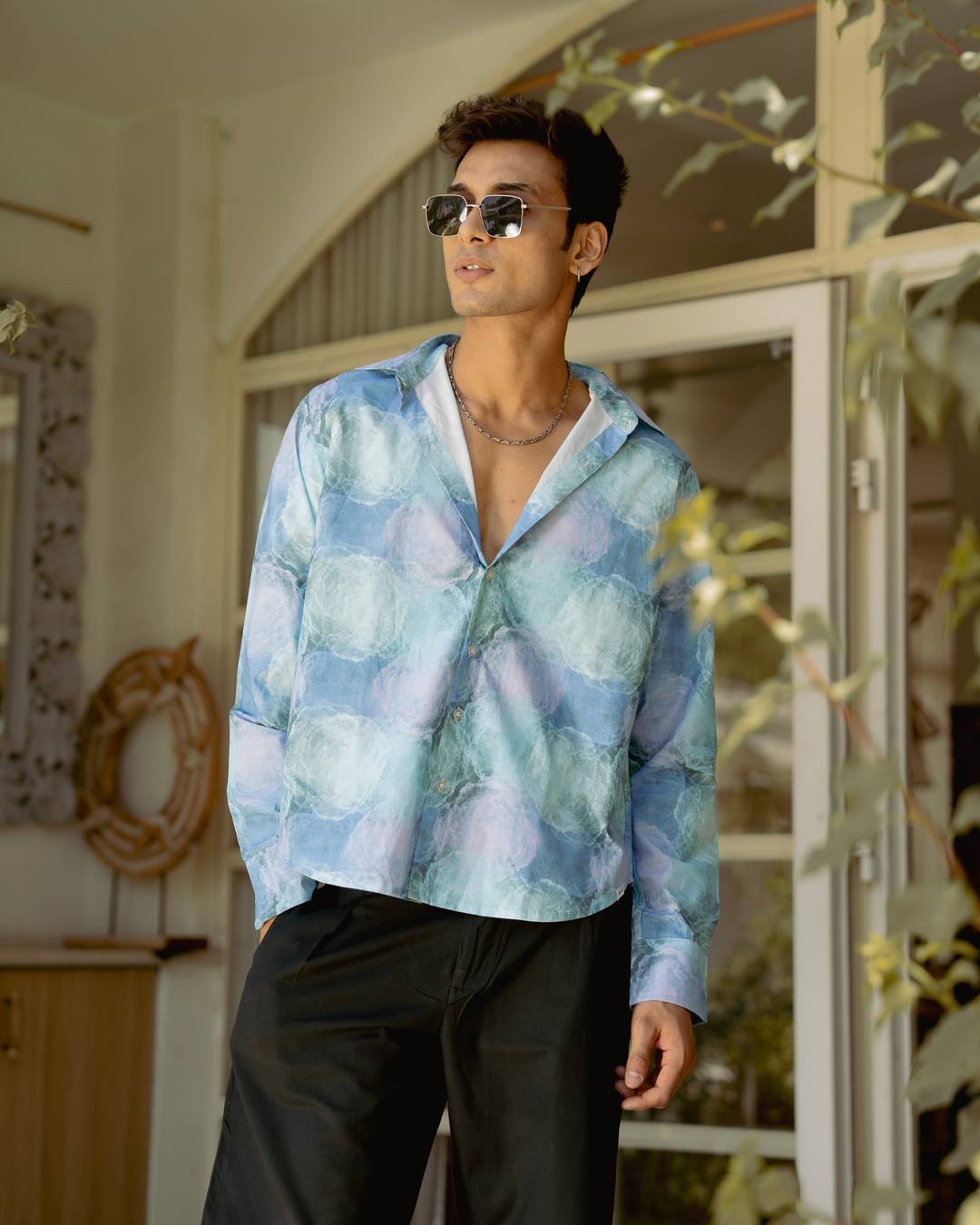 Aqua Mist Full Sleeve Shirt