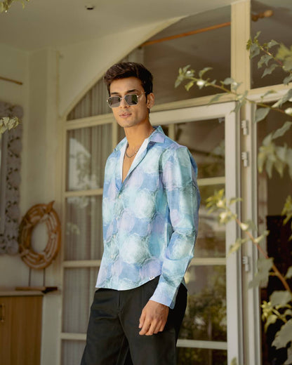 Aqua Mist Full Sleeve Shirt