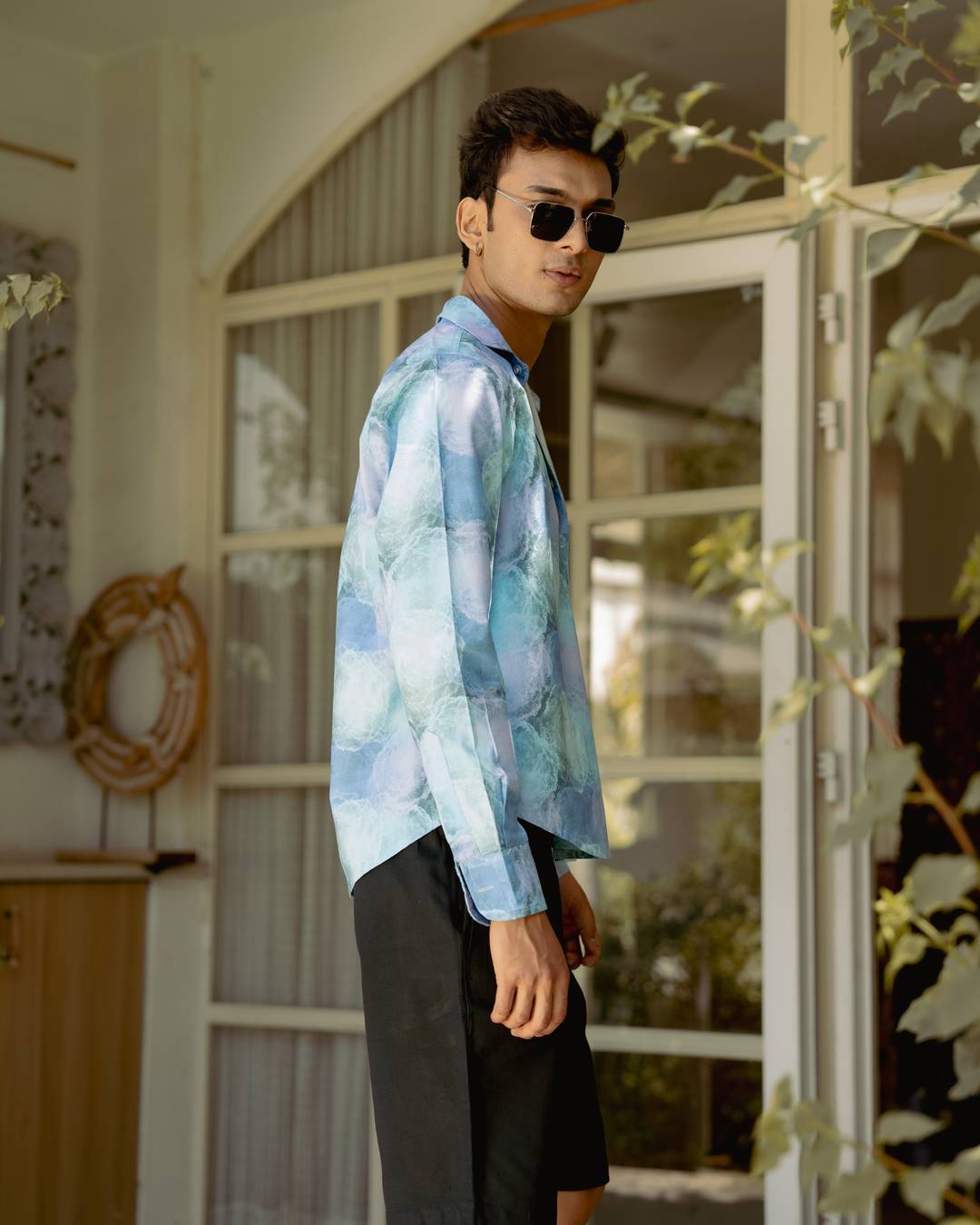 Aqua Mist Full Sleeve Shirt