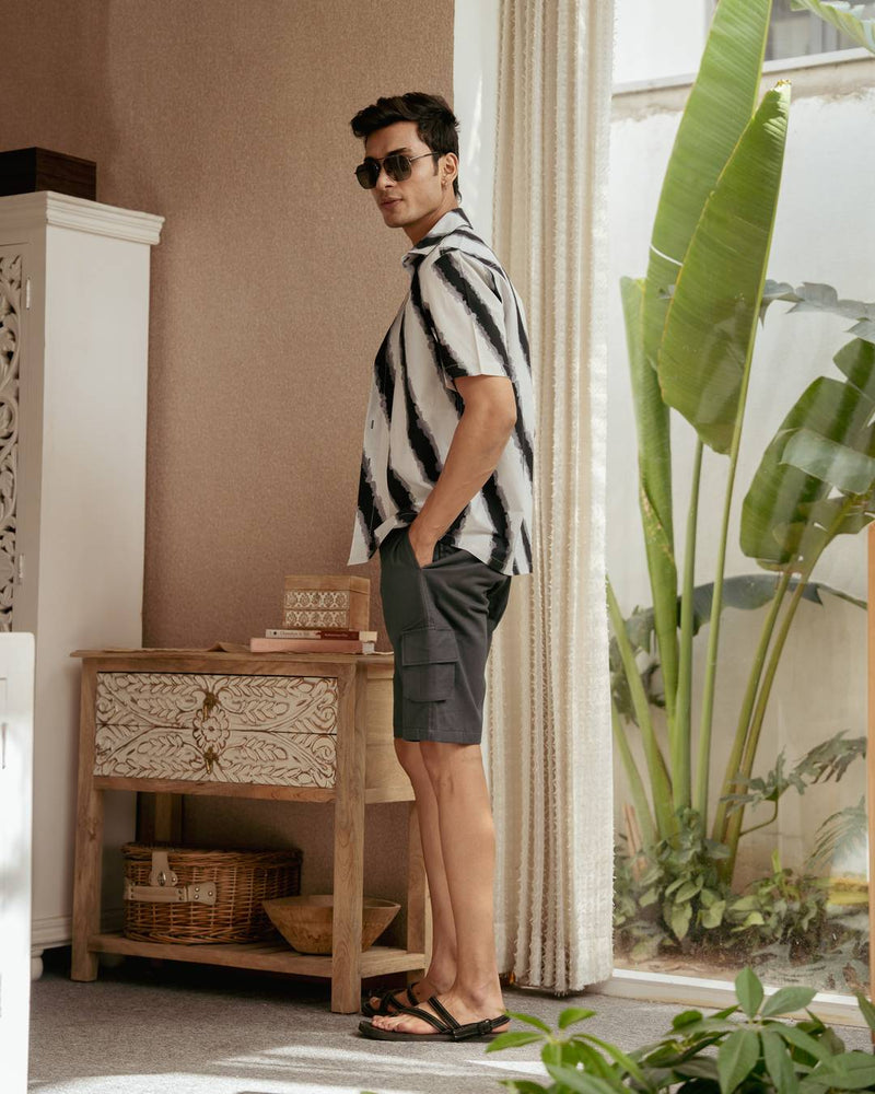 Zebra Drift Half Sleeve Shirt